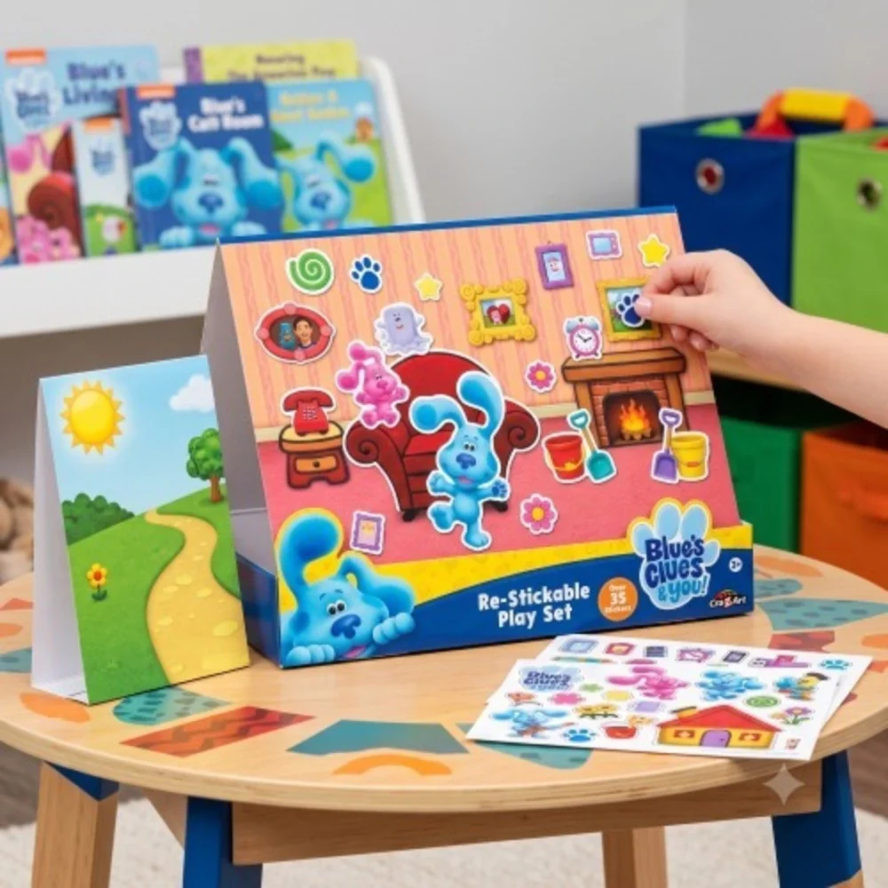 Blues Clues and You Re Stickable Sticker Play Set Cra Z Art Reusable Activity